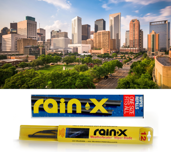 Downtown Houston and Rain-X Wiper Blades