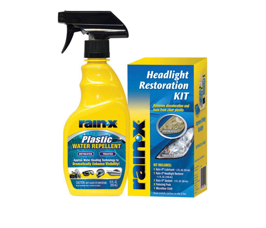 Plastic and Headlights RainX