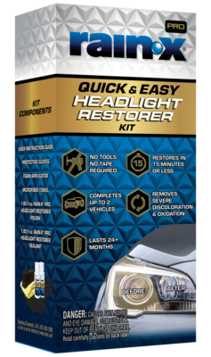 Rain-X Pro Headlight Restorer Kit